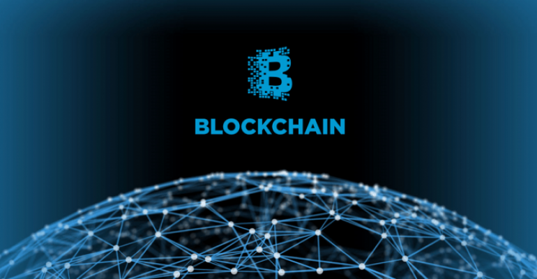 Illustration of a blockchain network